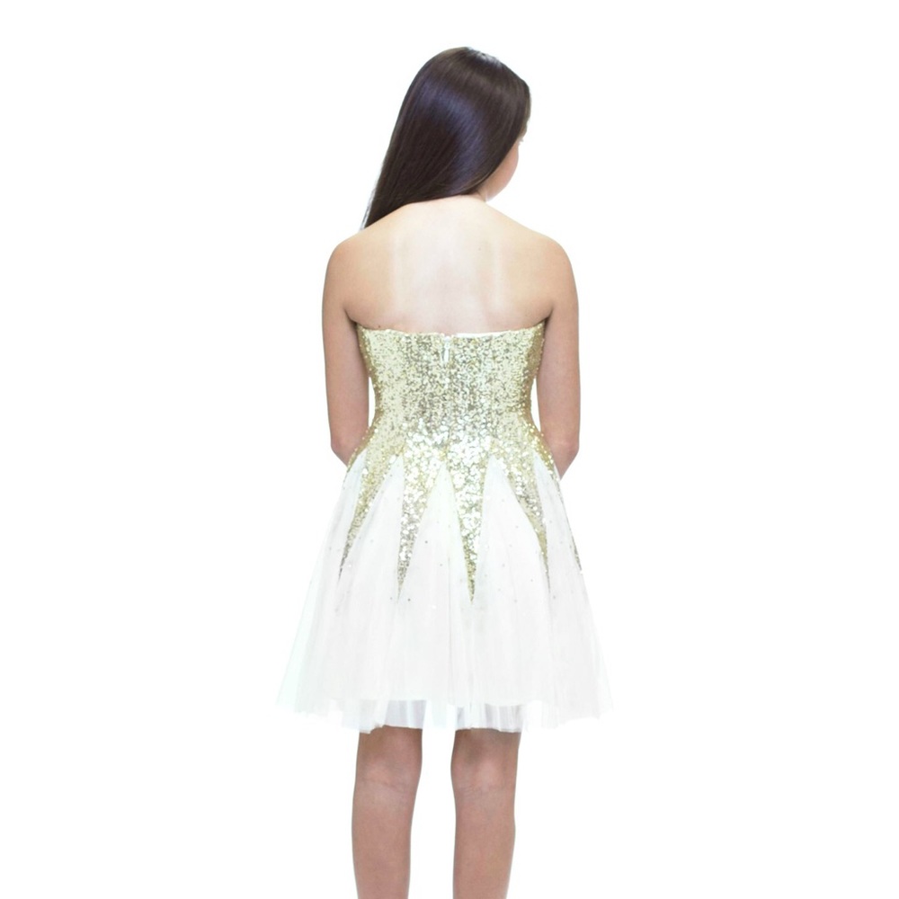 Sequin Strapless Dress - Picture 2 of 2